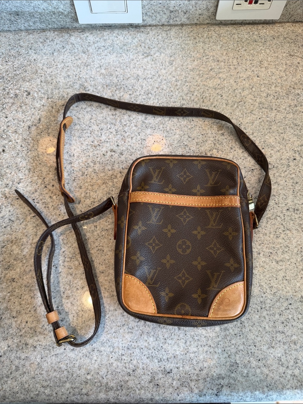 Louis Vuitton Brown Monogram Amazone Style Crossbody Messenger Bag